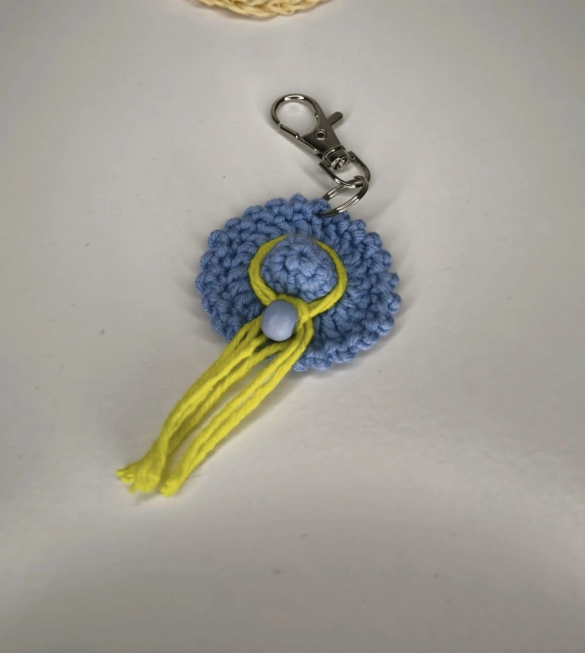 Porte-clé Chapeau Bleu & Jaune