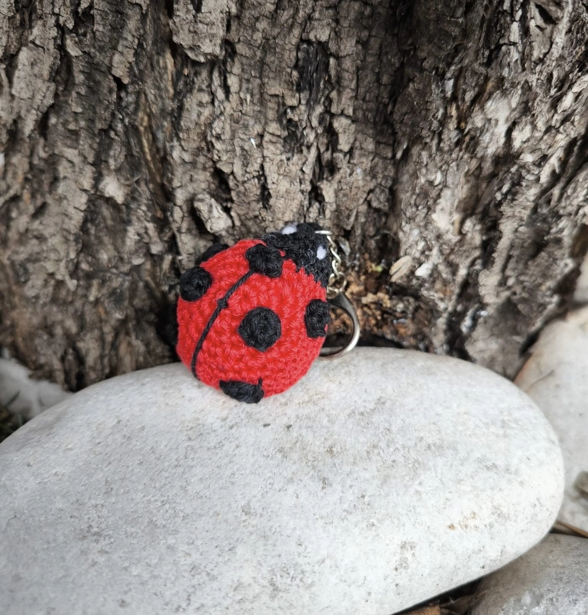 Porte-clé Coccinelle Rouge